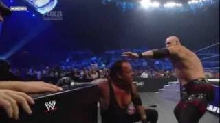 WWE Smackdown 91710  Kane Attacks Undertaker HD [upl. by Rosina]