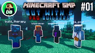 Minecraft PRO Builder SMP 1  Humble Beginnings Survival Multiplayer 116 [upl. by Enois]