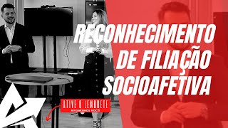 DIREITO DE FAMÍLIA Reconhecimento de filiação socioafetiva [upl. by Eeslek]