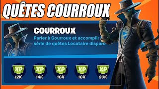 QUÊTES COURROUX FORTNITE SAISON 8 [upl. by Rosenfeld]