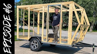 How to Build a Travel Trailer  DIY Guide to Installing the Floor and Framing [upl. by Huesman]