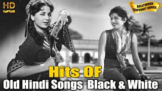 Old Hindi Songs Black amp White  Ultimate Bollywood Hit Songs Jukebox [upl. by Anialeh]