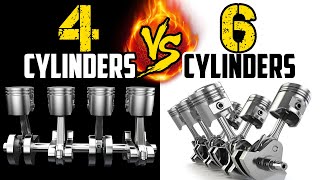 4 vs 6 cylinder V6  Why a 4 Cylinder Car or Truck Engine is the Best Choice For Most People [upl. by Ayoted]