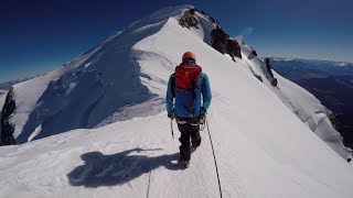 Mont Blanc HikeampFly  Paragliding from the top of the Alps [upl. by Lucina]