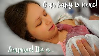 OFFICIAL LIVE SURPRISE GENDER BIRTH VLOG baby 3 Labor amp Delivery amp Real life PLACENTA [upl. by Landes]