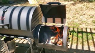 BBQ 101  How to Build a Fire in your Offset Smoker Firebox [upl. by Ttcos]