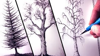 How to Draw Trees [upl. by Hteik]