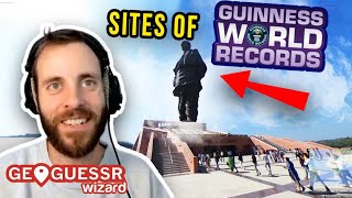 Guinness World Record Locations on Geoguessr  Guess The Record PLAY ALONG [upl. by Edrei]