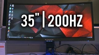 Acer Predator Z35  35quot 200Hz 219 Gaming Monitor [upl. by Conners]