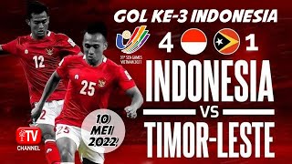 Gol Ke3 Indonesia vs Timor Leste 2022SWZTV [upl. by Sansen]