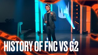 History of FNC vs G2  2022 LEC Spring [upl. by Svetlana69]