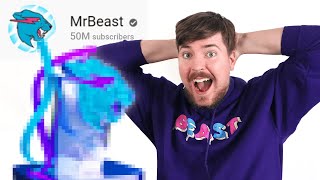 I Surprised MrBeast With Custom 50 Million Playbutton [upl. by Jemie]