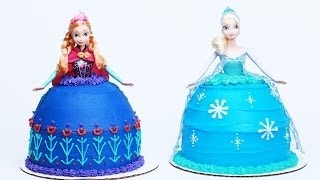 HOW TO MAKE A DISNEY PRINCESS SISTERS CAKE  NERDY NUMMIES [upl. by Dareg93]