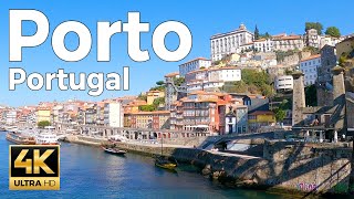 Porto Portugal Walking Tour 4k Ultra HD 60fps – With Captions [upl. by Domineca120]