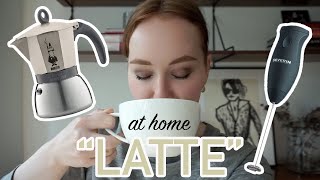 HOW TO MAKE A quotLATTEquot AT HOME moka pot  frother [upl. by Menzies]