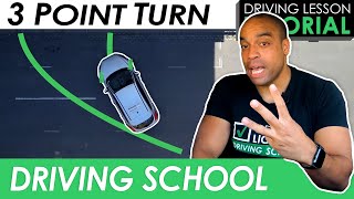 How to do a 3 Point Turn Manoeuvre  Driving Tutorial  Updated 2023 [upl. by Aratal402]