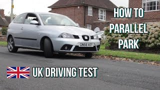 How to Parallel Park  The easy way UK Driving Test Manoeuvre [upl. by Akelahs]