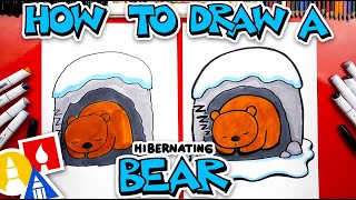 How To Draw A Hibernating Bear [upl. by Rodrich]