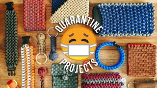 😷5 Paracord Projects To Do During QUARANTINE [upl. by Yecies]