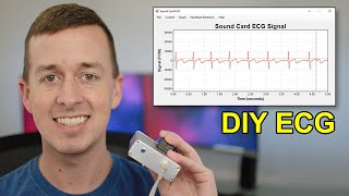 DIY ECG with AD8232 and Sound Card [upl. by Yolande342]