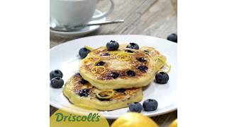 Blueberry Lemon Ricotta Pancake Recipe  Driscolls [upl. by Taub]