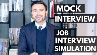 Job Interview Simulation and Training  Mock Interview [upl. by Ssenav91]