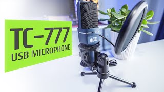 Tonor TC777 USB Microphone Review and Sound Test [upl. by Rodmann]