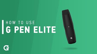 How to Use G Pen Elite Dry Herb Vaporizer Tutorial [upl. by Shirk475]