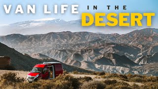 Van Life in the Desert  This Place is UNREAL  Tabernas Desert [upl. by Euhsoj127]