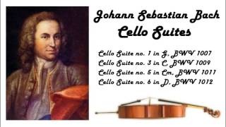 Johann Sebastian Bach  Cello suites in 432 Hz great for reading or studying [upl. by Benedick514]