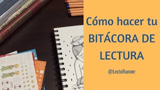 Cómo hacer y llenar tu propia BITÁCORA DE LECTURA [upl. by Alor887]