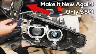 The Ultimate BMW Headlight Lens Replacement Guide [upl. by Ayifa]