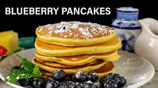 The Ultimate Blueberry Pancakes Recipe From Scratch [upl. by Aneema]