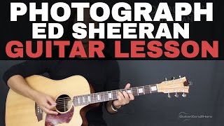 Photograph Ed Sheeran Guitar Tutorial Lesson Acoustic [upl. by Ermeena752]