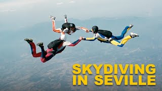 Skydiving in Seville  Zindagi Na Milegi Dobara  Hrithik Roshan  Abhay Deol  Farhan Akhtar [upl. by Stannwood]