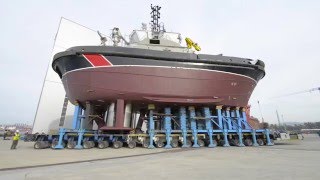 Sanmar Shipyards Tug on Wheels [upl. by Champagne]