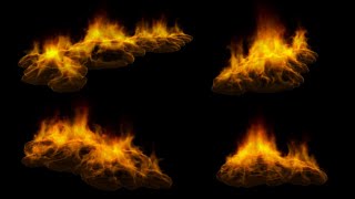 Fire  Real Fire Effect Motion Graphics  transparent background alpha channel [upl. by Korenblat]