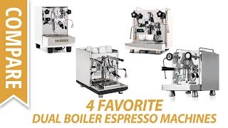 Compare the Top 4 Dual Boiler Espresso Machines 2017 [upl. by Atteras]