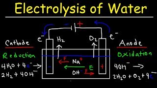 Electrolysis of Water  Electrochemistry [upl. by Pantia]