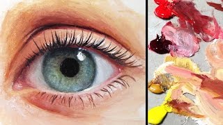 How to Paint a Realistic Eye [upl. by Noneek]