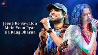 Dhadkan Lyrics  Jubin Nautiyal Palak Muchhal [upl. by Yvad47]