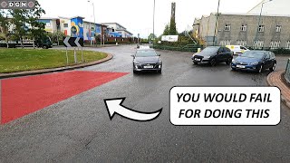 Staying in the Correct Lane on Roundabouts  60 SECOND DRIVING TIP [upl. by Enaujed]